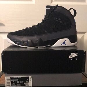 Jordan Men’s Retro 9 Racer Blue - 12.5 - Gently Worn/Smoke & Pet Free